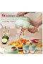 4 in 1 Portable Electric Vegetable Cutter Set, Gatling Vegetable Chopper Mini Wireless Food Processor - 3