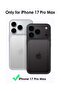 iPhone 17 Pro Max 6.9" Slim Matte Glass Case, Shockproof, Anti-Fingerprint, Camera Protector - 2