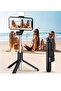 Extendable Selfie Stick with LED Light, Remote & Tripod for iPhone/Android - 6