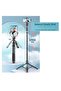 Multifunctional Selfie Stick Tripod, Rotatable Extendable to 160cm with Bluetooth Remote Control - 5