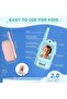 Kids Interactive Communication Device Set with Camera & Screen – Rechargeable Long Range Voice & Video Toy - 7