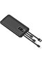 Fast Charging Power Bank – 10,000mAh Portable Charger for Simultaneous Charging of 4 Devices (Black/White)