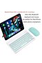 Ultra-Slim Bluetooth Keyboard and Mouse Combo Rechargeable Portable Wireless Keyboard Mouse Set (Green) - 6