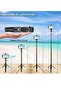 48" Compact Selfie Stick & Tripod, Extendable, Wireless Bluetooth Remote, Lightweight Aluminum, Travel Ready, Compatible with iPhone 14 13 12 Pro Xs Max Xr - 4