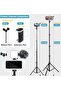 Selfie Stick,Phone Tripod Stand with Remote, Cell Phone Stand Tripod with Phone Holder for Vlogging - 3