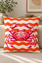 Summer Home Decorative Throw Pillow Covers Set of 6 Orange Striped Marine Theme Premium Design (Double Sided) - 6