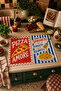 Pizza Amore Spaghetti Regret Italian Cuisine Patterned Modern Mediterranean 2-Piece Kitchen Towel Set 35X55