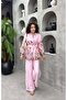 Lavinia Vual Fabric Floral Patterned Two-Piece Suit with Trousers - Hijab Compatible