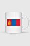 Mongolia Flag Printed Mug