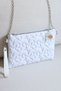 Motif Embroidered Portfolio Bag with Rope Strap Evening Dress Clutch En30 Size19