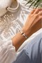 T Iffany Women's Steel Handcuff Bracelet t Model Rose / Silver Color - 3