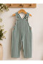 Unisex Denim Salopet Striped - 3