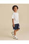 Boys Navy Printed Shorts - 5