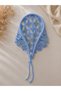 Handmade Floral Motif Metal Crown Knitted Bandana - Non-Slip Bohemian Hair Accessory - Women's Summer Bandana - 2