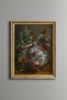 Flower Bouquet in Vase - Vintage Patterned Painting - Fine Model