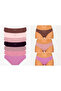 7-Piece Women's Cotton Elastane Bikini Panties Set – Soft and Stretchy Everyday Underwear - 3
