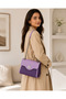 Genuine Leather Women's Shoulder Bag 28×19×10 cm | Matching Wallet | Luxury Chain Handbag | Ladies Leather Purse - 2