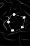 Silver Color Sea Shell Figured Steel Women's Bracelet - 5