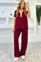 Soft Touch Polo Collar Tracksuit Set - 2