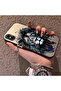 iPhone XS Max Compatible Silicone Edge Hard Back Case Couple Phone Case Lion Pattern - 2