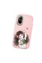 Realme C67 Compatible Case Camera Protector Pink Silicone Couple Phone Case Girl Patterned - 3