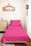 Pink Quilted Youth Room Single Pique Set-Minimal Fuchsia 160X220 cm Quilted Bedspread - 4