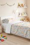 Pastel Floral Pink Girls' Pique Set - Cute Floral Yellow Baby Room Bedspread - 160X220 cm - 8