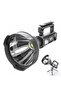 Multi-Functional Rechargeable Flashlight, Super Bright Powerful Long-Range Led Flashlight with Triple Mounting Bracket - 2