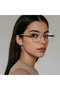 computer glasses, 3172, blue light protection, Rectangular, women, brown - 7