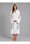 100% Cotton Muslin Bathrobe with Colorful Tassels – Breathable, Ultra-Light, Quick-Drying Summer Bathrobe - 3
