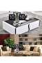 Stainless Steel Retro Flip Over Clock - 4