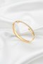 Bracelet Women's Stainless Steel Tarnish Resistant Zircon Stone Geometric Nail Model Hard Form - 3