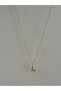 Vip Design Zircon Stone m Letter Xp Gold Color Necklace