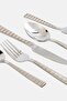 20 Pcs The Lexington Stainless Steel Flatware Cutlery Set, Silver - 4