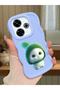 Redmi 13 Compatible Case Camera Protector Blue Silicone Couple Phone Case Cute Pattern