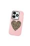 Tecno Spark 20C Compatible Case Camera Protector Pink Silicone Couple Phone Case Heart Pattern - 3