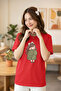 Unisex Cute Anime Girl Printed Design Tshirt - 2