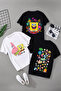 Spongebob Printed 3-Piece Combination T-Shirt for Youth and Children
