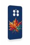 Realme 12 4g Compatible Colorful Leaf Pattern Silicone Case - 2