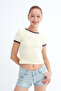 Piping Detailed T-Shirt P1953 - 5