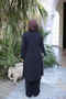 Black Tunic Trouser Suit with Tie Detail - 5