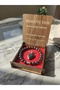 Hematite Stone Natural Stone Necklace and Bracelet Set with Wooden Box