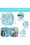 Sewing Set Zippered Portable Travel Sewing Box Mini Sewing Kit Embroidery Set for Journey Home Dowry & Emergency Repair Embroidery Kit - 2