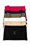 3-Piece Women's Ribbed Camisole U-Neck Zero Sleeve Colorful Pack Crop - 3