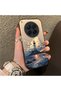 Tecno Camon 40 Premier 5g Compatible Silicone Edge Hard Back Case Couple Phone Case Tower Pattern - 3