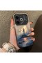 Tecno Pova 6 Compatible Silicone Edge Hard Back Case Couple Phone Case Tower Pattern - 3