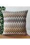 Decorative Cushion Cover, High-Quality Woven Fabric, Combination Pouf Set of 4 - 7