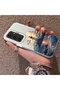 Samsung Galaxy S24 Plus Compatible Silicone Edge Hard Back Case Couple Phone Case Tower Pattern - 2