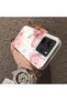 Redmi Note 14 Compatible Silicone Edge Hard Back Case Couple Phone Case with Floral Pattern - 4