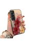 Realme C65 4g Compatible Silicone Edge Hard Back Case Couple Phone Case with Floral Pattern